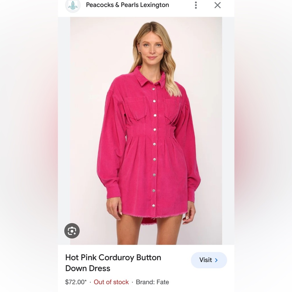 Hot Pink dress